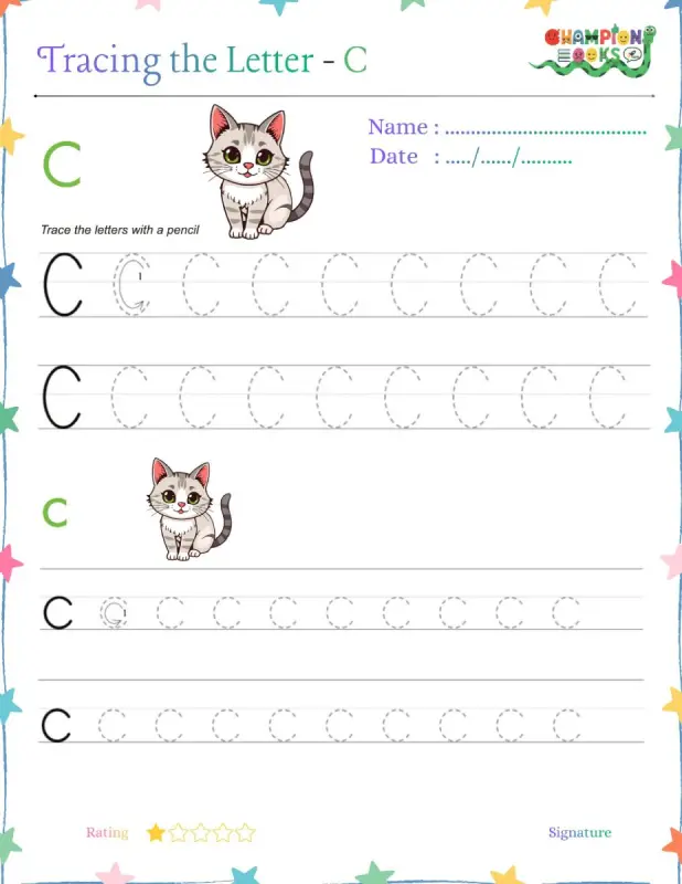 Tracing the Letter Cc