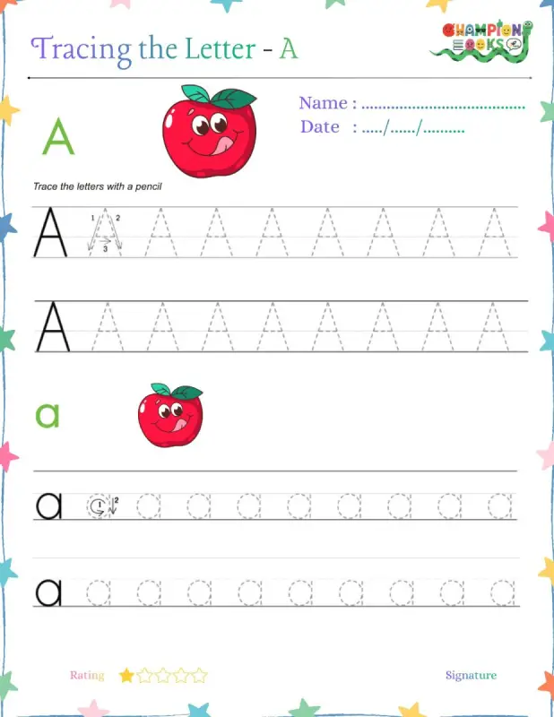 Tracing the Letter Aa