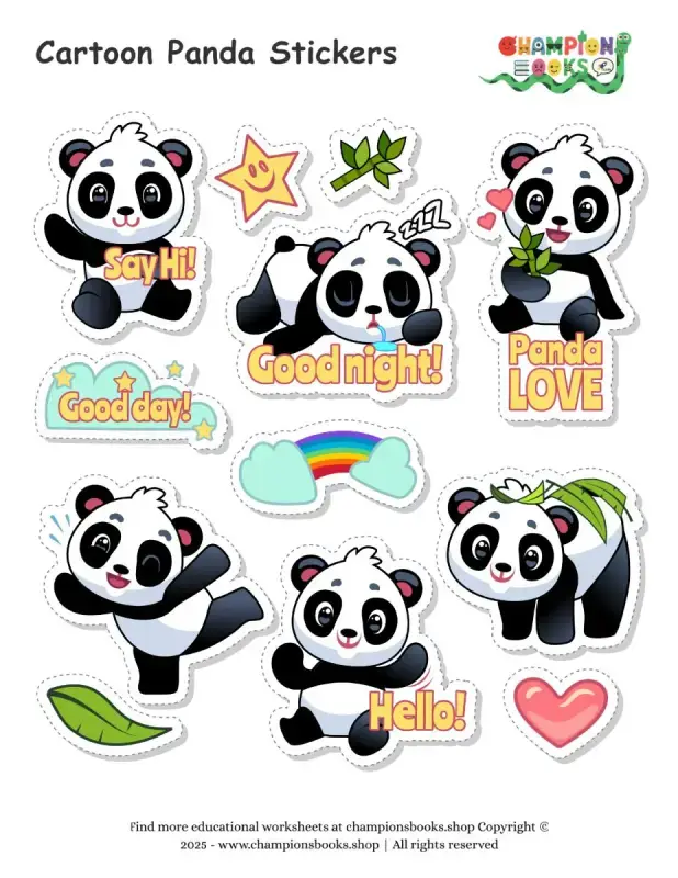 Panda Stickers
