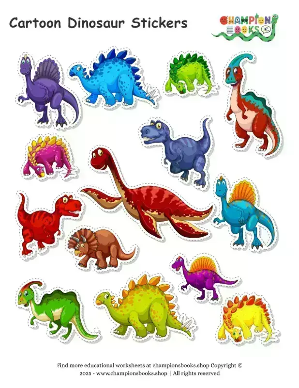 Dinosaur Stickers