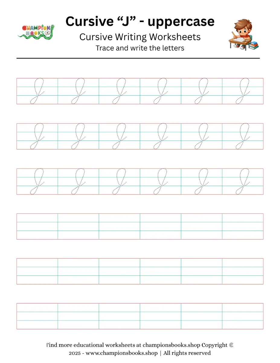 Cursive “J” - uppercase